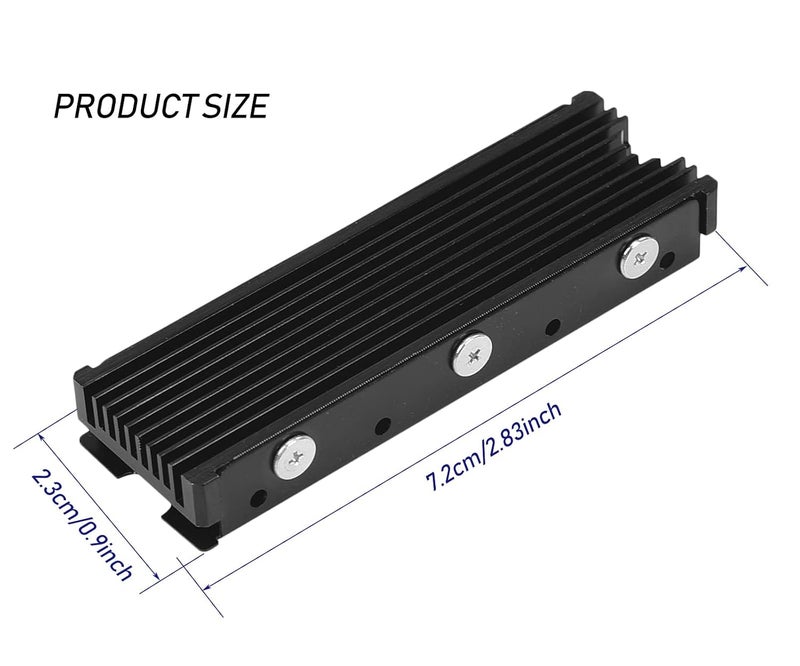 DAMOMCO مبرد SSD NVMe M.2 لجهاز PS5 من سامسونج 990 980 برو 970 إيفو بلس SN570 SN750 SN850 Firecuda 530 NVME أو SATA m2 2280 - Image 4